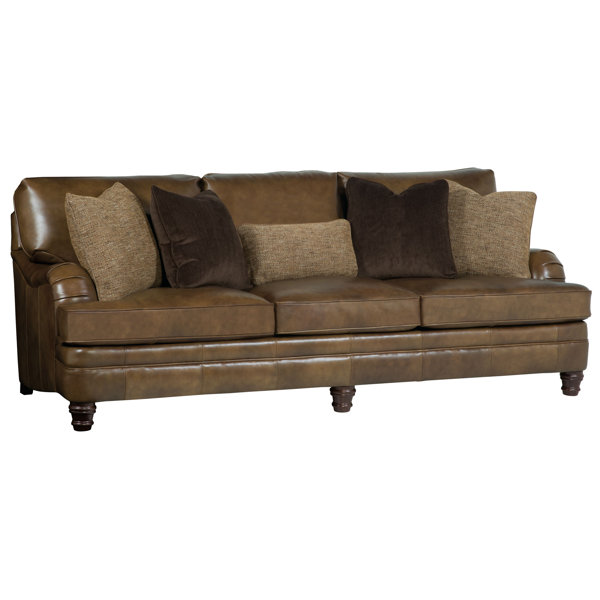 Bernhardt Tarleton Leather Sofa Wayfair